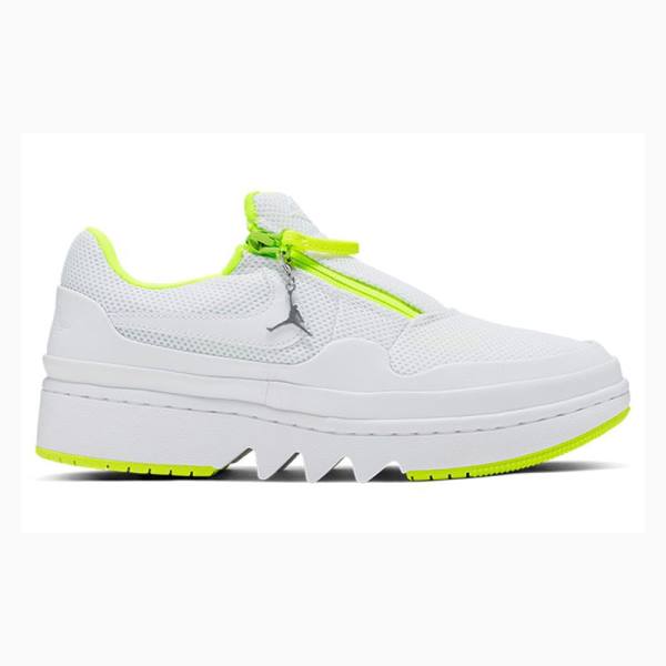 Air Jordan Nike Jester Low Tênis Feminino Branco Verdes | JD-234QB